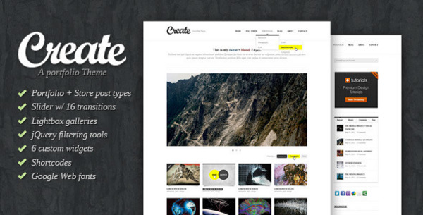 Product picture Theme Create Wordpress